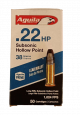 AGUILA 22 HP Subsonic Hollow Point 2,5g/38gr